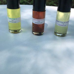Egyptian Musk Oil 1 oz Bundle of 3, (1 regular,1 classic and 1 red)